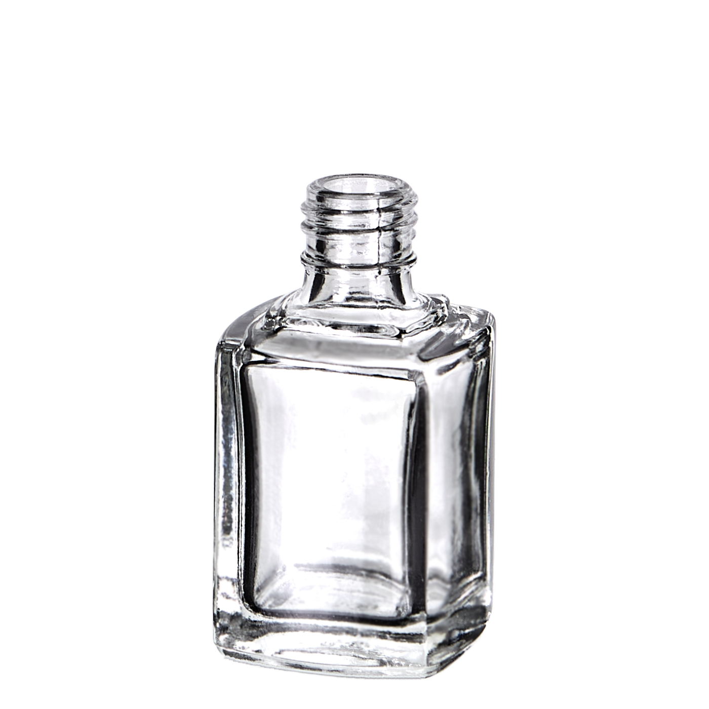 Nagellackflasche Square 10ml plain bottom Nagellackflasche Square 10ml plain bottom