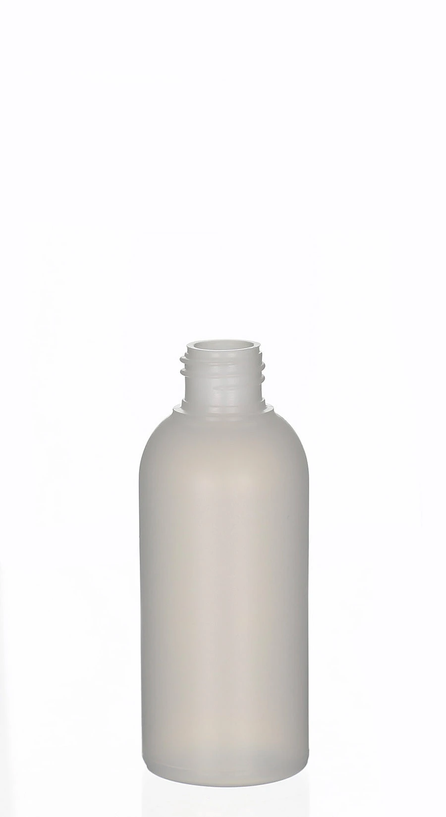 75ml HDPE-Kosmetikflasche Amaro natur matt mit 20/410 Gewinde Halbtransparente 75ml HDPE-Kosmetikflasche Amaro natur mit 20/410 Schraubgewinde und matter Oberfläche für Lotionen und Naturkosmetik