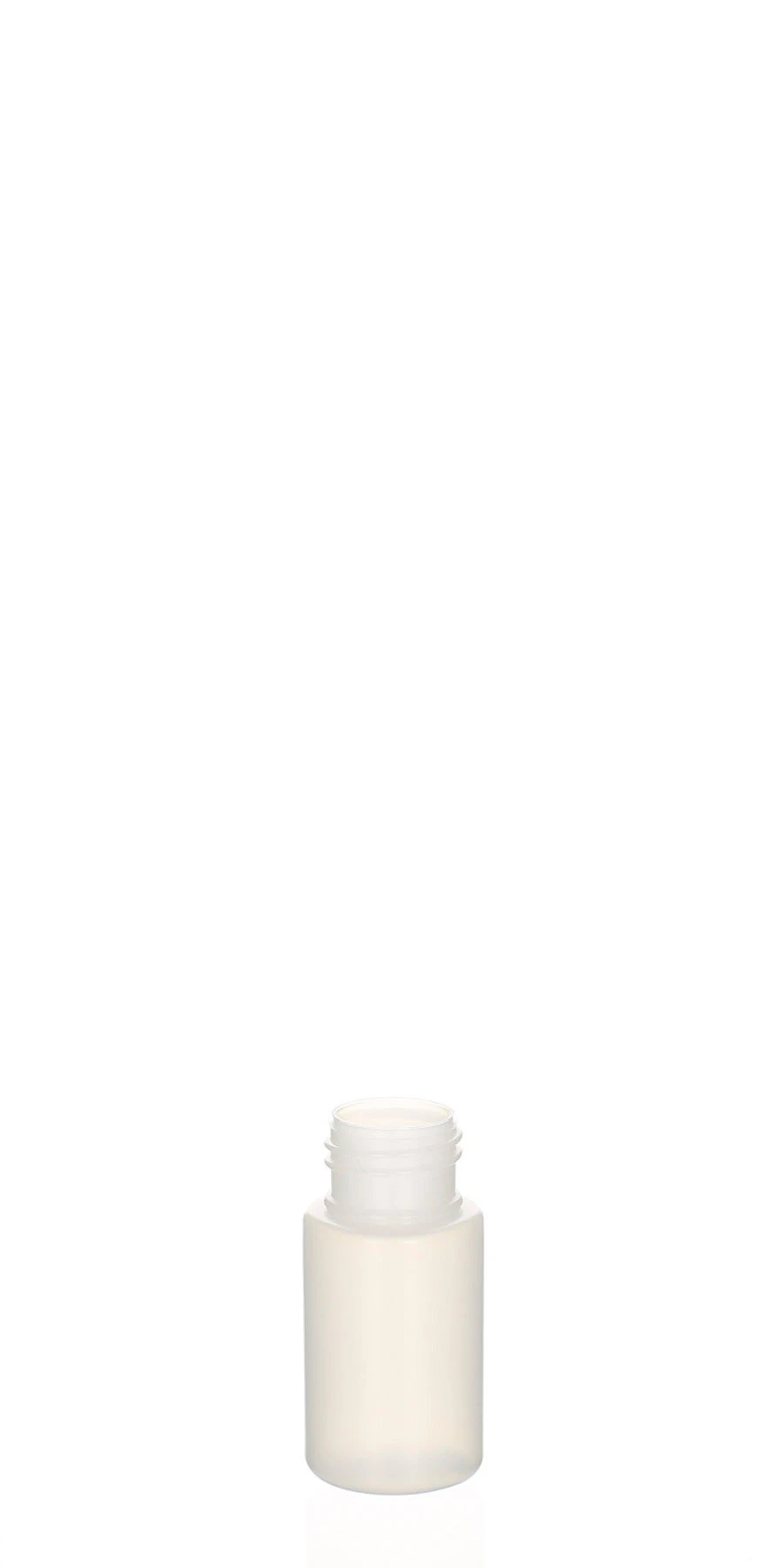30 ml Belle bottle made of HDPE/LDPE, natural matte finish, 24/410 neck, perfect for samples, travel sizes & hotel cosmetics