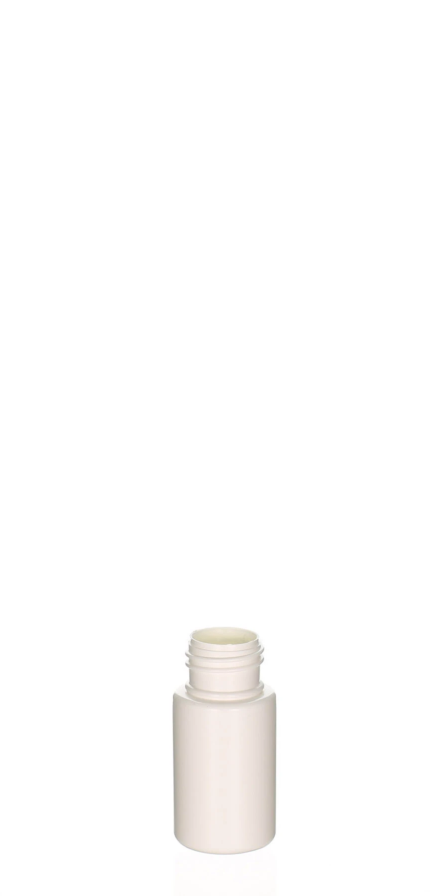 30 ml Belle bottle HDPE/LDPE matte white, 24/410 neck, perfect for travel sizes, samples and hotel cosmetics